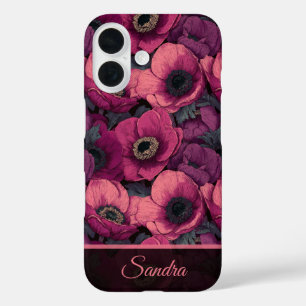 Cute Thank You Gift Anemones Name iPhone 16 Case
