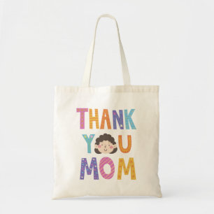 Cute Thank You Mum Tote Bag