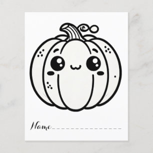Cute Thanksgiving Pumpkin Colouring Pages