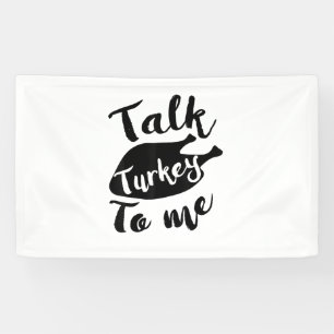 Cute Thanksgiving Talk Turkey To Me Shirt Funny Fe Banner