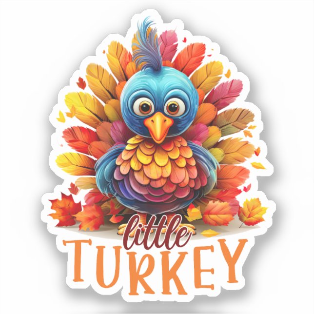 Cute Thanksgiving Turkey (Front)