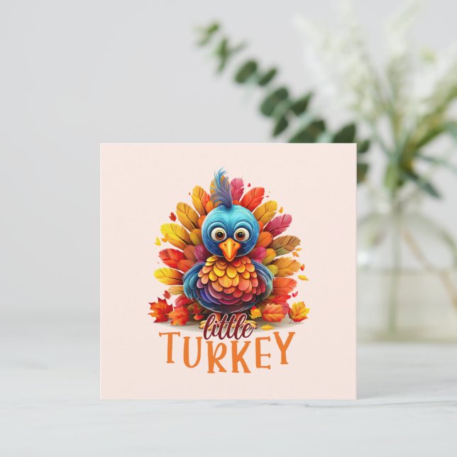 Cute Thanksgiving Turkey (Standing Front)