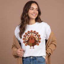 Cute Thanksgiving Turkey Autumn Harvest Fall