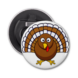 Cute Thanksgiving Turkey Bottle Opener