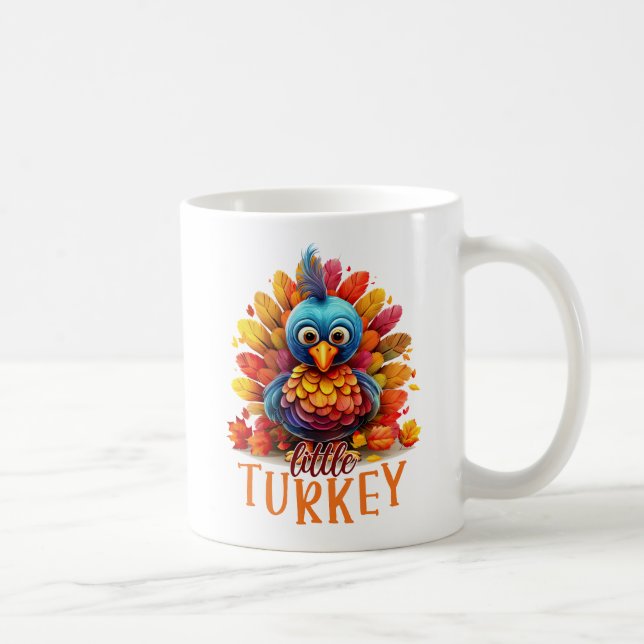 Cute Thanksgiving Turkey Coffee Mug (Right)