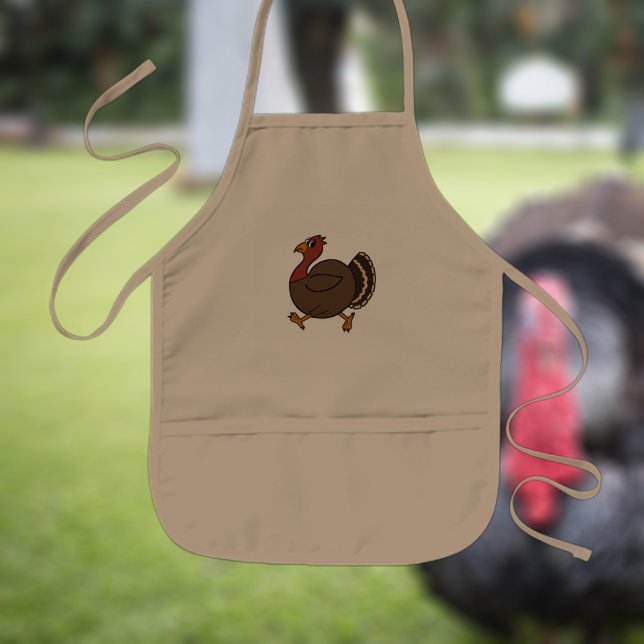 Cute Thanksgiving Turkey Kids Apron (A cute turkey kids apron just for you)
