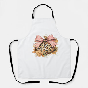 Cute Thanksgiving Turkey with Sparkling Feathers C Apron