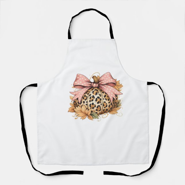 Cute Thanksgiving Turkey with Sparkling Feathers C Apron (Front)