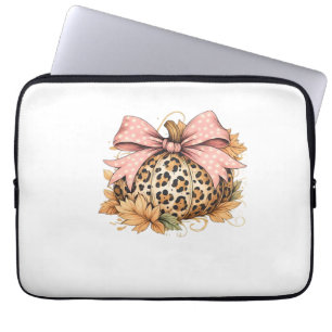 Cute Thanksgiving Turkey with Sparkling Feathers C Laptop Sleeve