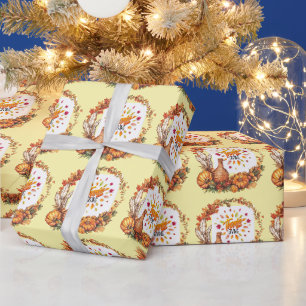 Cute Thanksgiving Wrapping Paper
