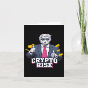 Cute The. Rise Of Bitcoin Trump To The Moon Bullru Card