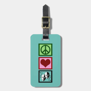 Cute Theatre Christmas Luggage Tag