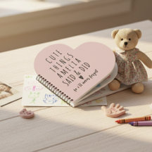 Cute Things My Kids Say Cherished Memories Notebook