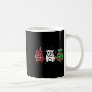 Cute Three English Bulldog Christmas For Women Men Coffee Mug
