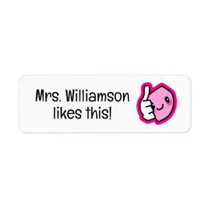 Cute Thumbs Up Teacher Sticker Classroom Sticker