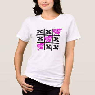 Cute Tic Tac Toe Valentines Hearts Shirt