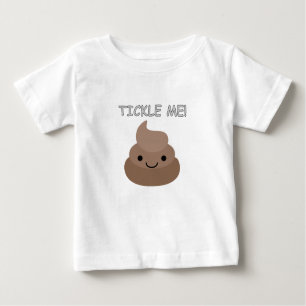 Cute Tickle Me Poop Emoji Baby T-Shirt