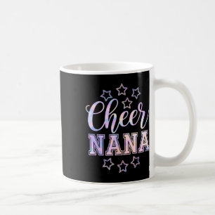 Cute Tie Dye Cheer Nana Cheerleading Cheerleader G Coffee Mug