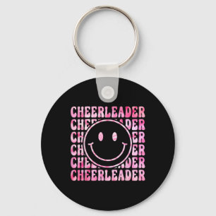 Cute Tie Dye Cheerleading For Cheerleader Squad Bf Key Ring