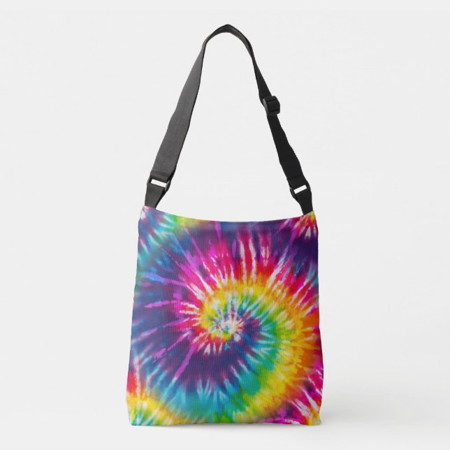 Cute Tie Dye Crossbody Bag (Front)