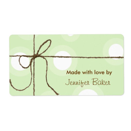 Cute Tied Package Labels