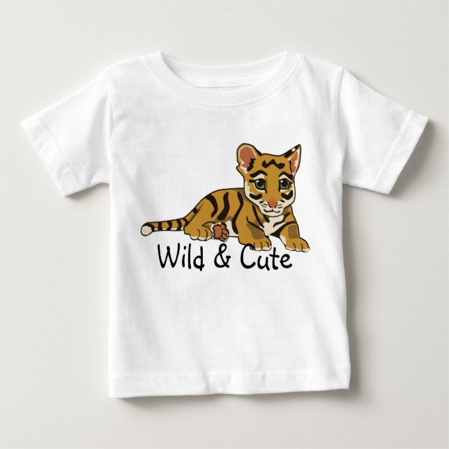 Cute Tiger Baby Shirt (Front)