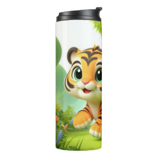 Cute Tiger Baby Thermal Tumbler