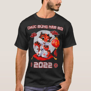 Cute Tiger Chuc Mung Nam Moi Vietnamese New Year 2 T-Shirt