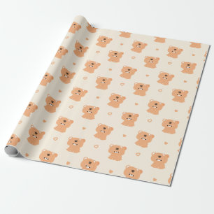 Cute Tiger Couple Wrapping Paper