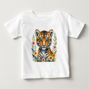 Cute tiger cub Baby T-Shirt