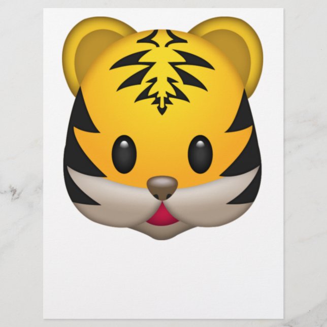 Cute Tiger Emoji (Front)