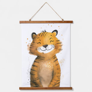 Cute Tiger Hanging Tapestry