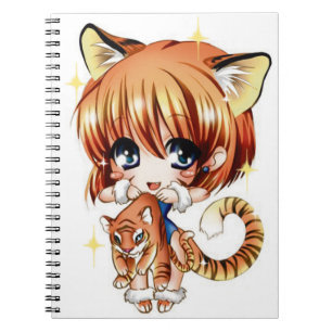 Cute Tiger Love Notebook