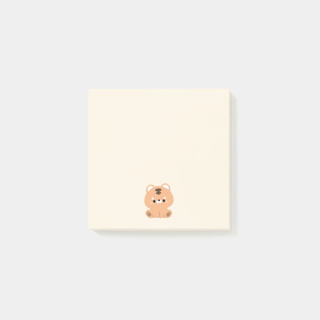 Cute Tiger Post-it Notes (Front)