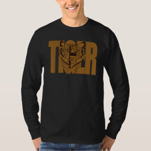 Cute Tiger Quote With Tiger Big Cat Face Animal Lo T-Shirt