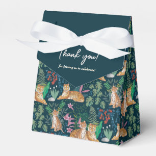Cute Tiger Safari Jungle Baby Shower Favour Box