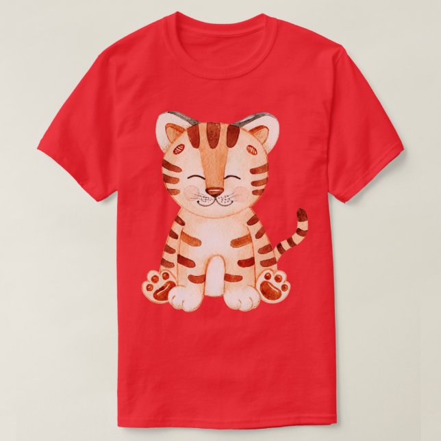 cute tiger T-Shirt (Design Front)