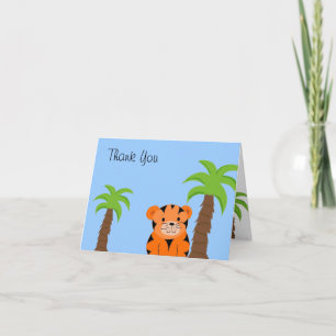 Cute Tiger Thank You Card