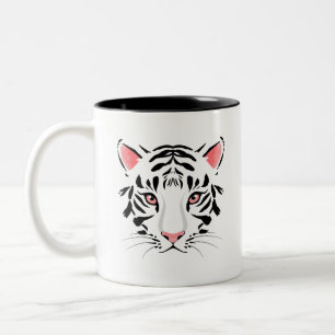 cute tiger  Two-Tone coffee mug