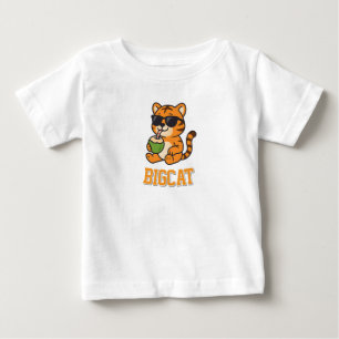Cute Tiger Unisex Man Woman Clothes Big Cat Baby T-Shirt