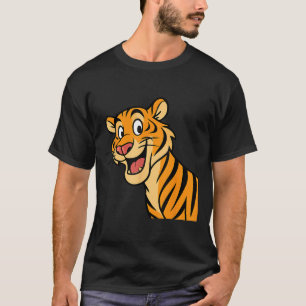 Cute Tiger Wildcat Funny Wildlife Animal Jungle T-Shirt