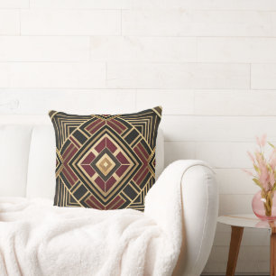 Cute tiled Art Deco pattern  Cushion