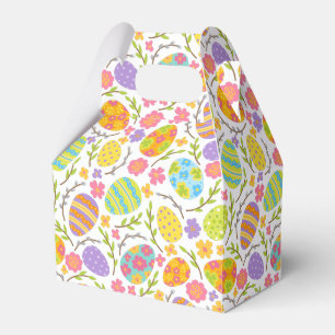 cute tiled Easter egg pattern Favour Box