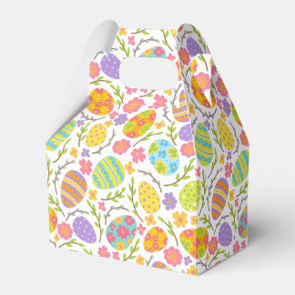 cute tiled Easter egg pattern Favour Box