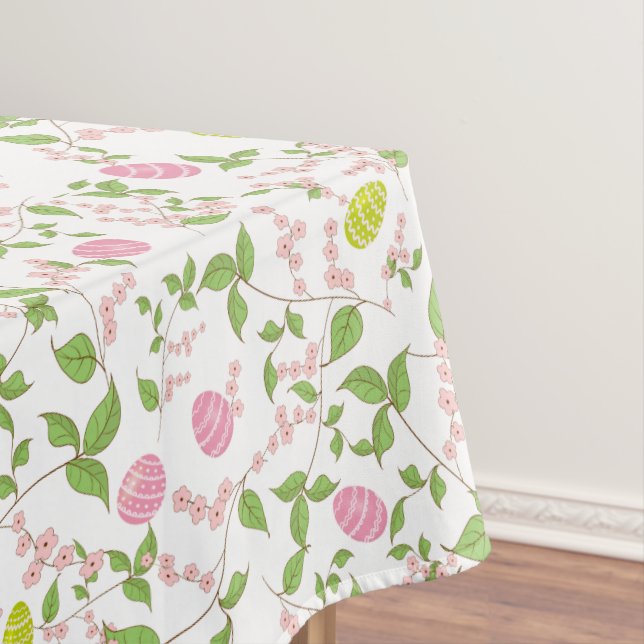 cute tiled Easter egg pattern Tablecloth (In Situ)
