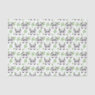 cute tiled panda bear party  tissue paper