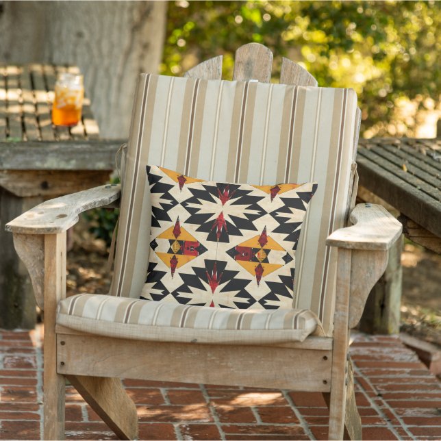 Cute tiled Southwestern pattern Cushion (Chair)