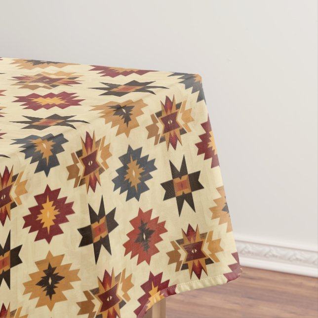 Cute tiled Western pattern Tablecloth (In Situ)
