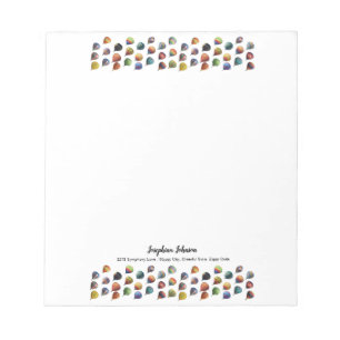 Cute Tiny Hot Air Balloons Pattern Stationery Notepad