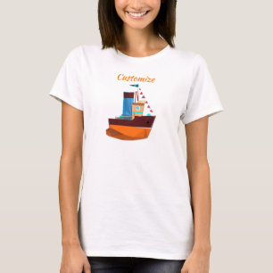 Cute Tiny Tugboat Thunder-Cove T-Shirt